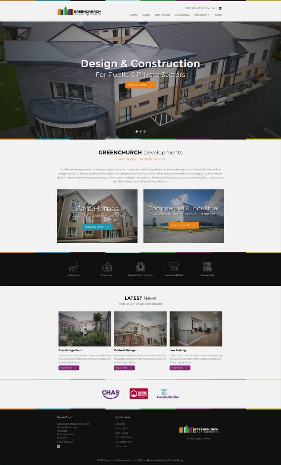 Greenchurch Developments website