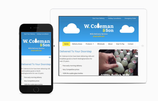 Mobile and Tablet Layout