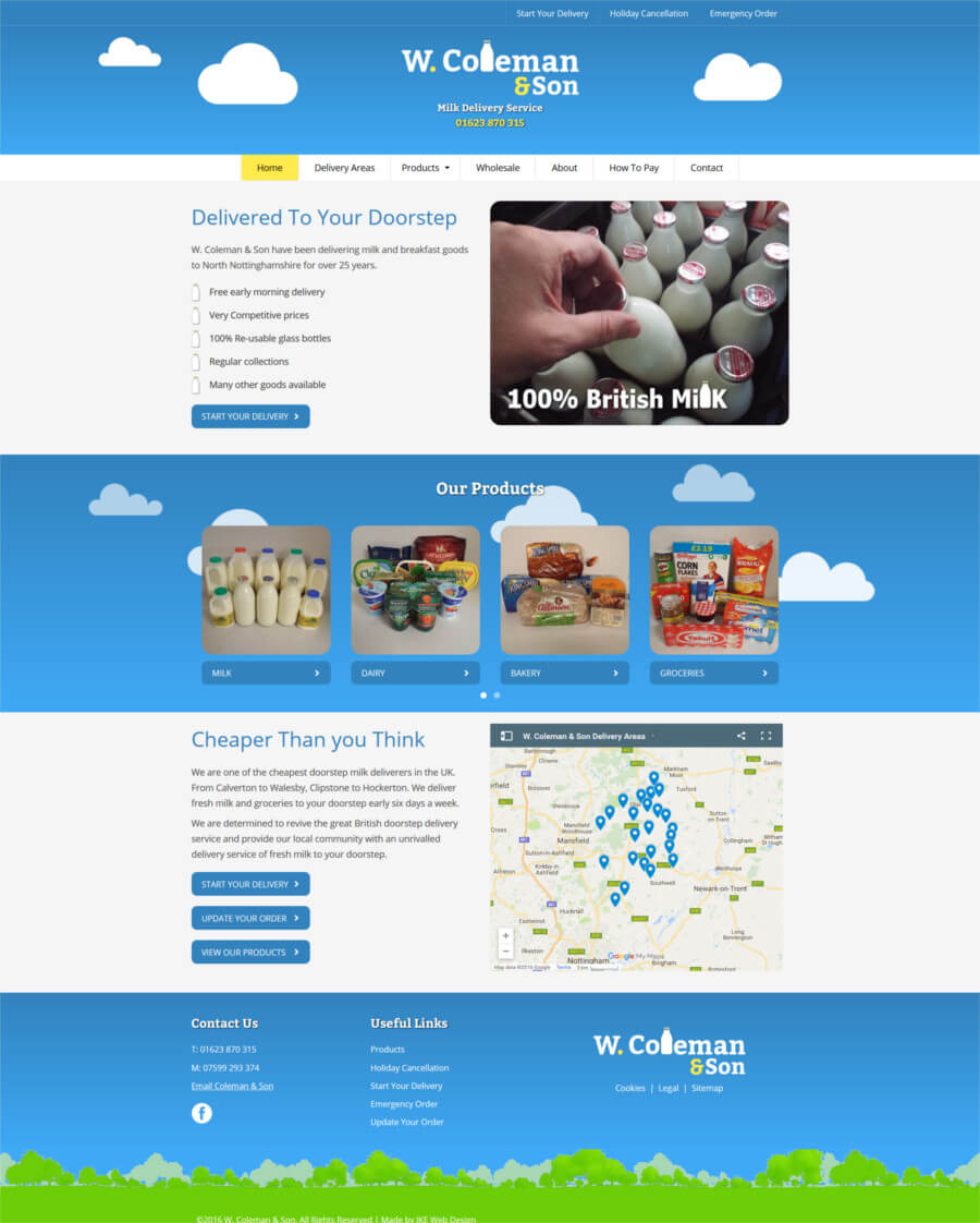 W Coleman and Son website